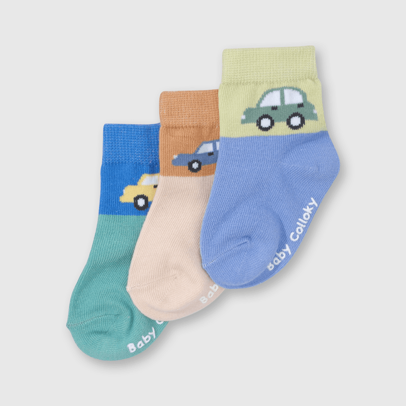 Pack de 3 Calcetines Corto Azul