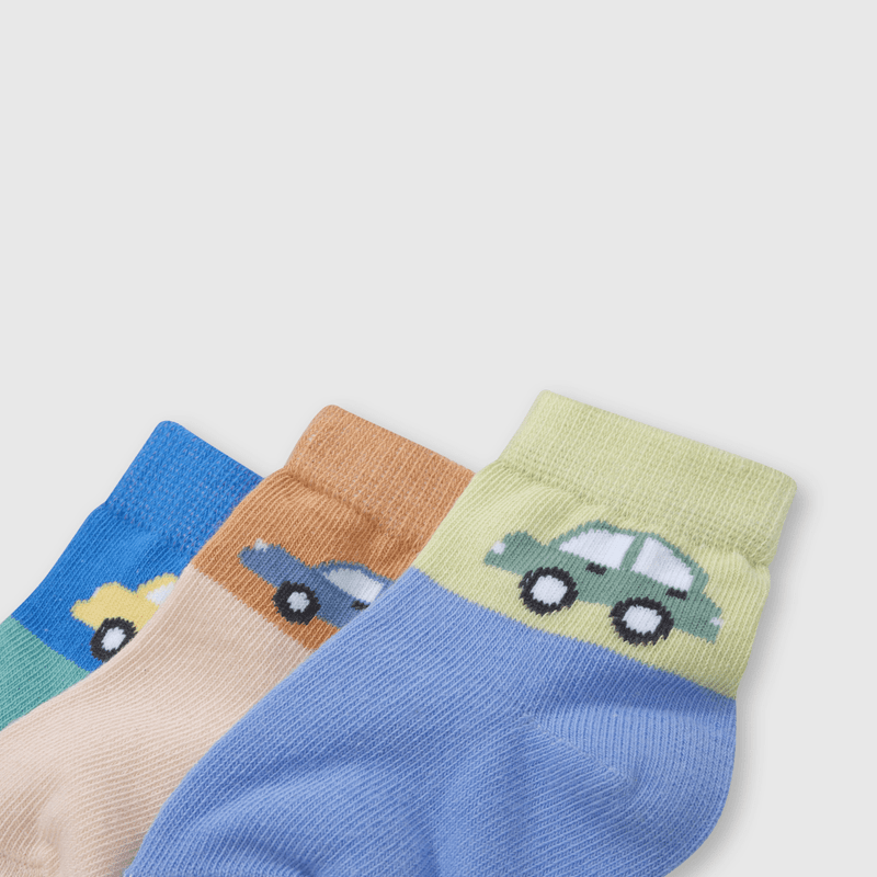 Pack de 3 Calcetines Corto Azul