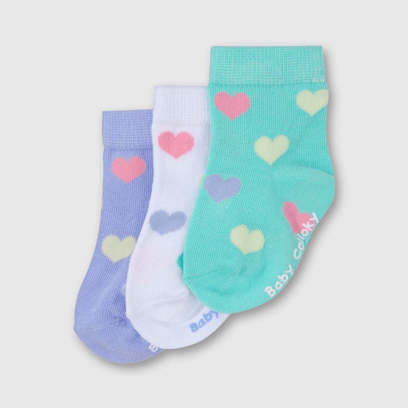 Pack de 3 Calcetines Corto Morado