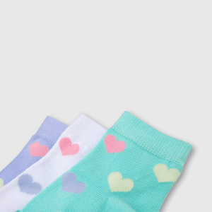 Pack de 3 Calcetines Corto Morado
