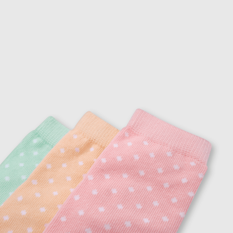 Pack de 3 Calcetines Corto Naranjo
