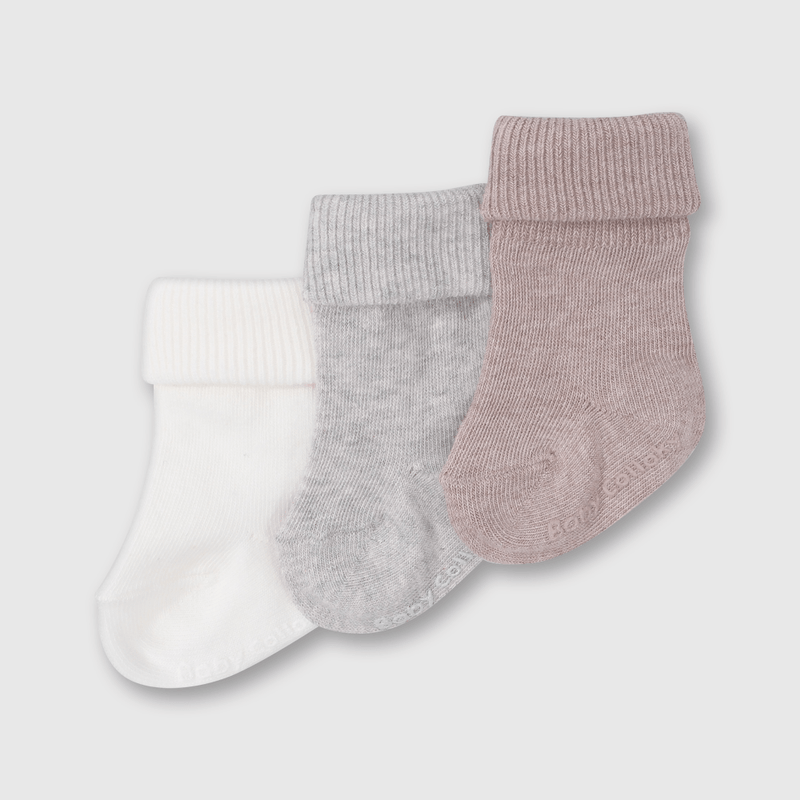 Pack de 3 Calcetines Corto Blanco de Bebé