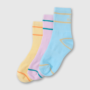 Pack de 3 Calcetines Largo Celeste