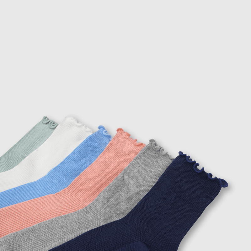 Pack de 6 Calcetines Largo Multicolor