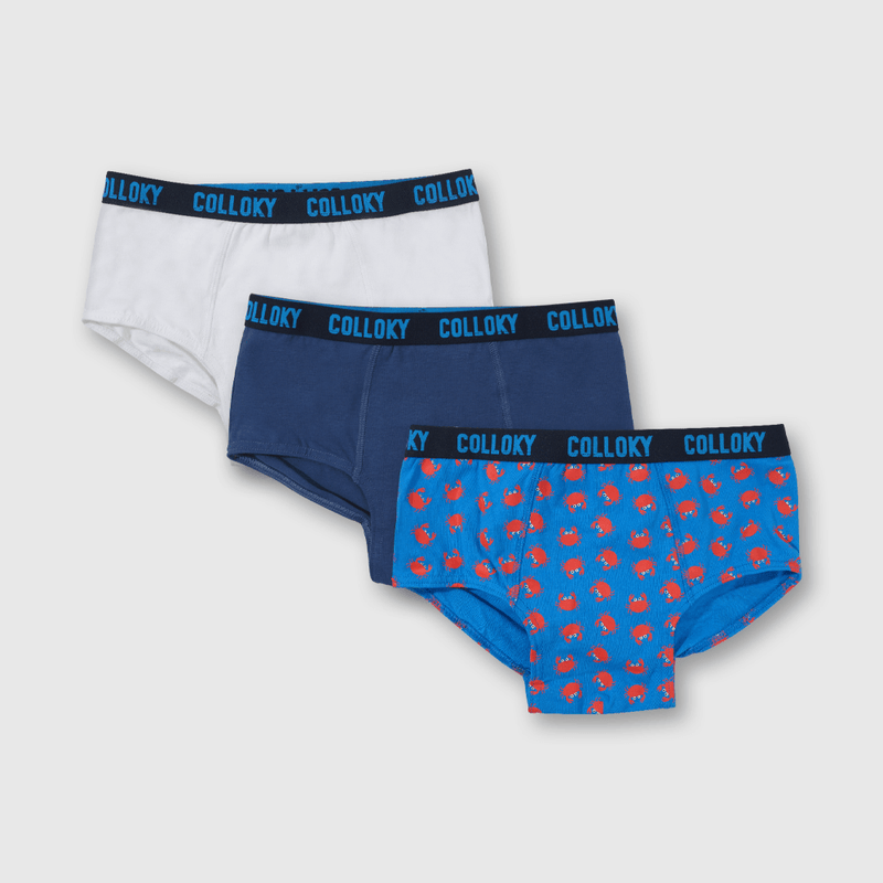 Pack de 3 Calzoncillos Azul