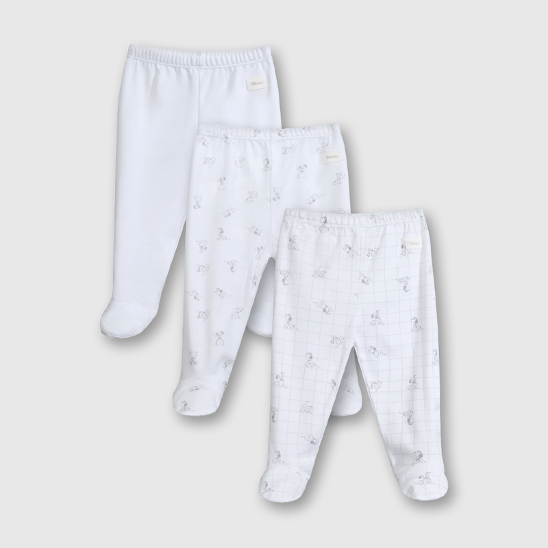 Pack de 3 Camisetas Baby Disney Blanca de Bebé Pack de 3 Panty Ballerina Disney Blanca de Bebé
