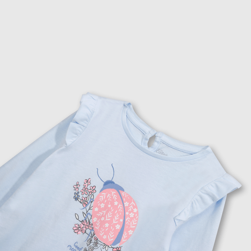 Polera Celeste