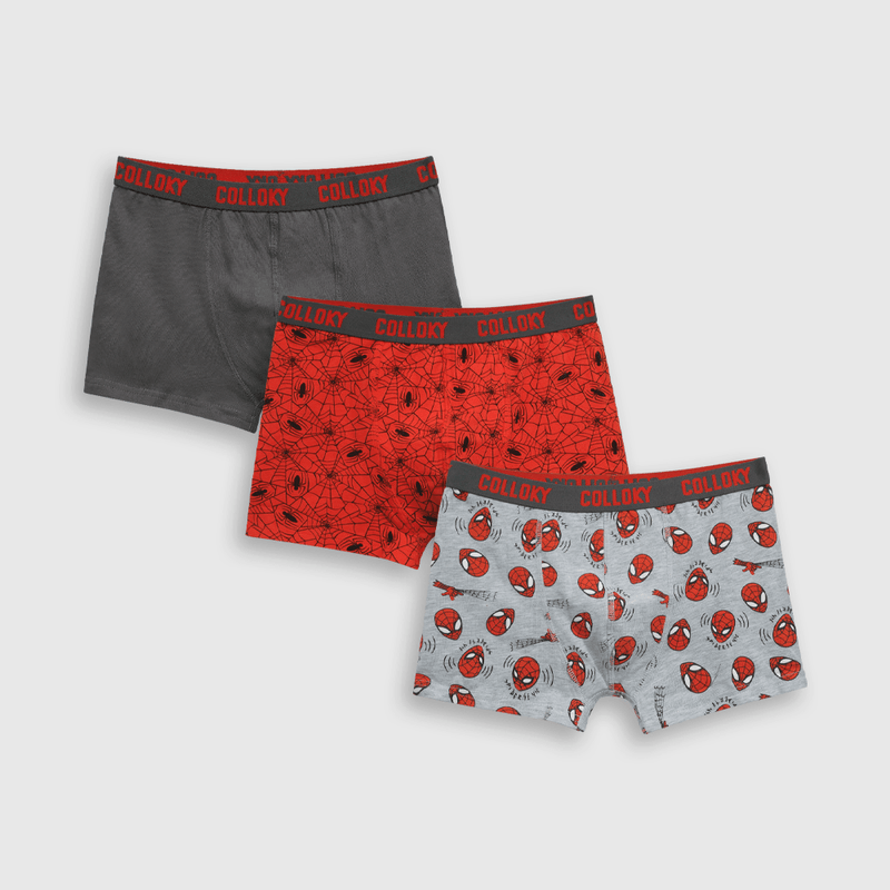 Pack de 3 Boxers Marvel Gris