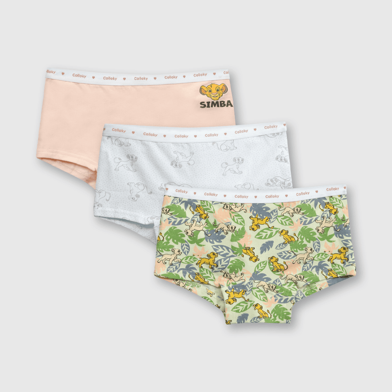 Pack de 3 Calzones Disney Simba Naranjo