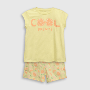 Pijama Frutal Amarillo