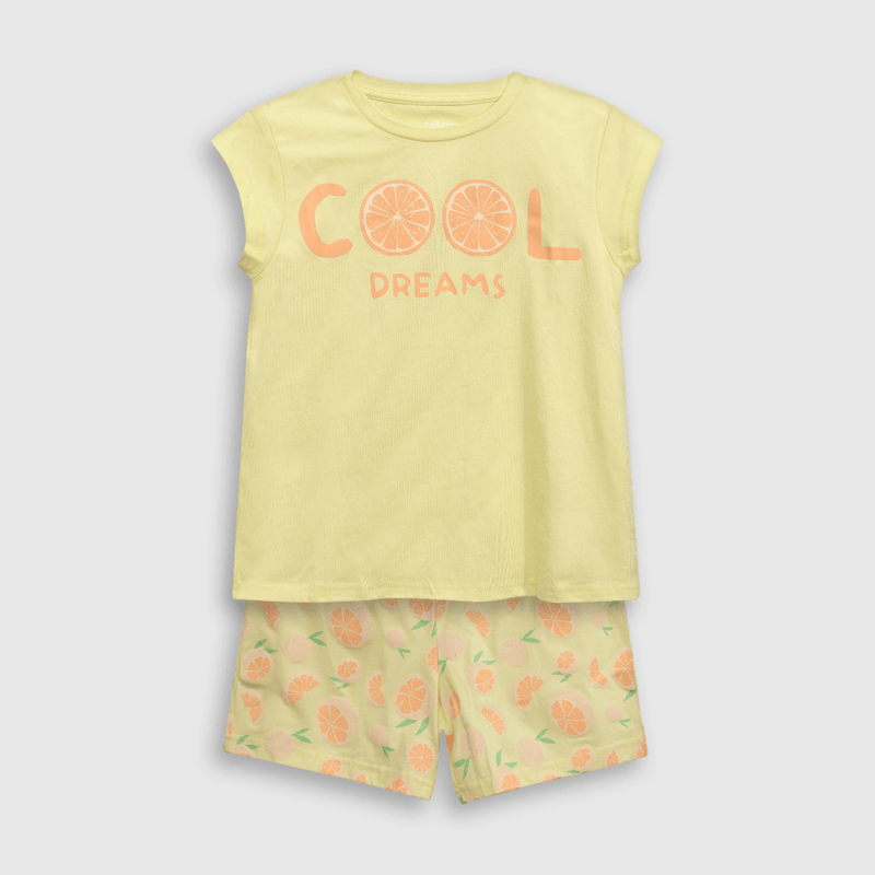 Pijama Frutal Amarillo
