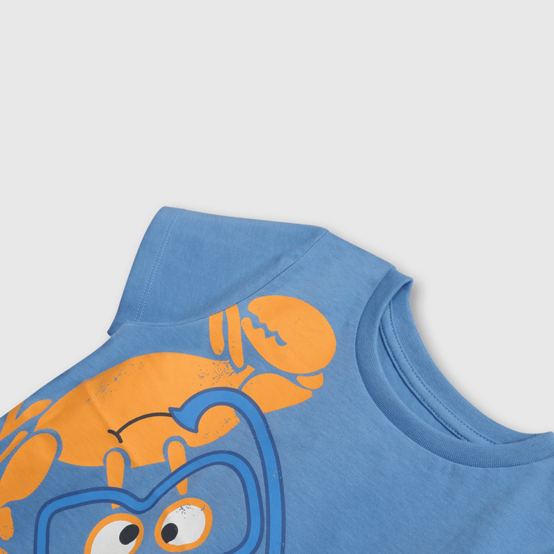 Polera Básica Celeste