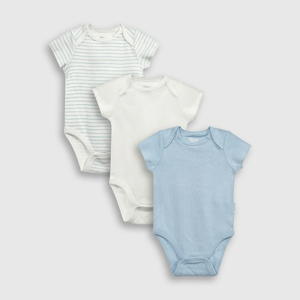 Pack de 3 Bodies Celeste de Bebé