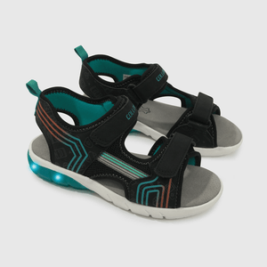Sandalia Luces Negra