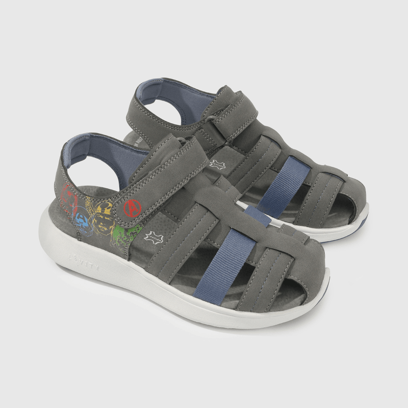 Sandalia Marvel Gris