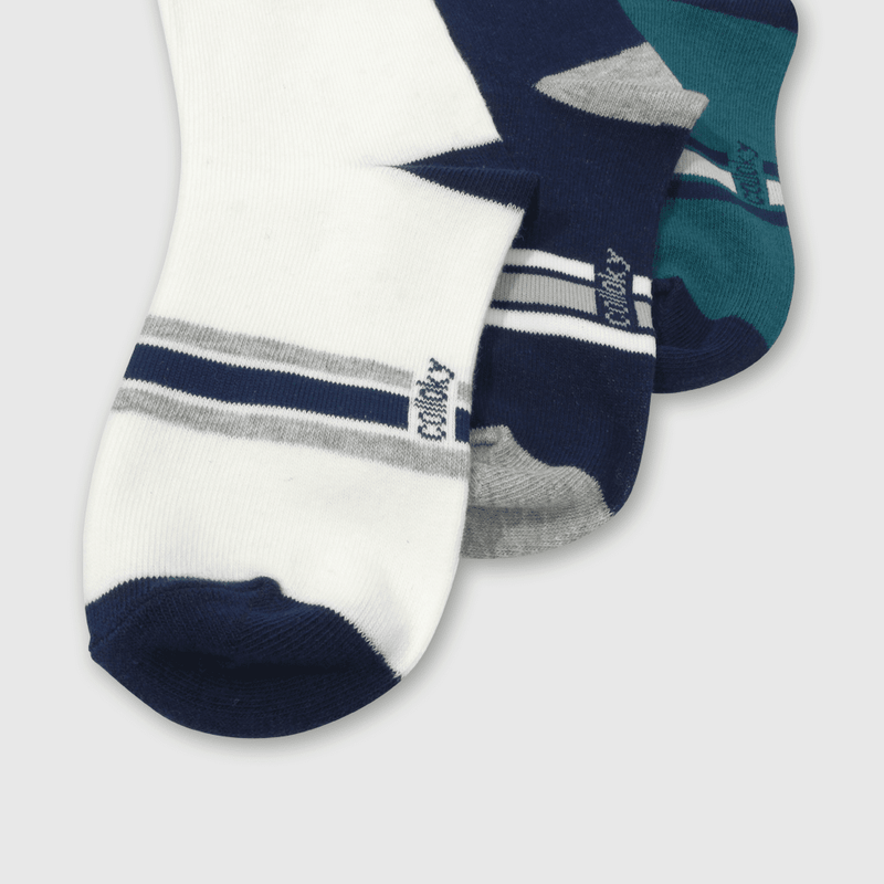 Pack de Tres Calcetines Azul CKY de Niño