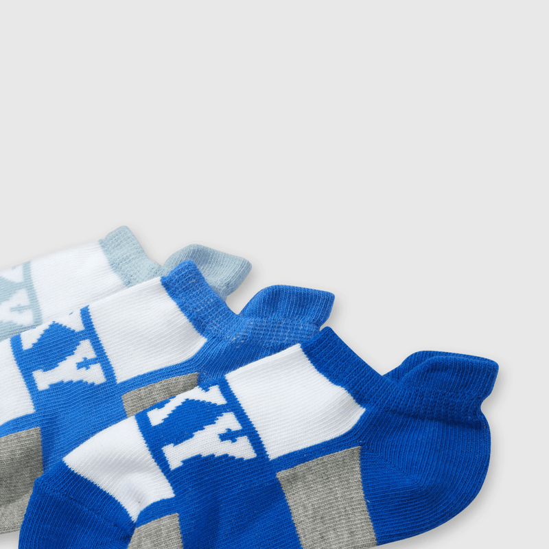 Pack de Tres Calcetines Cortos Azul CKY Niño