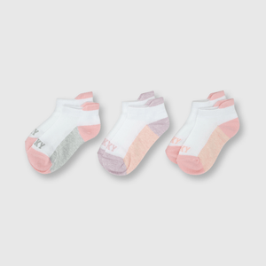 Pack de Tres Calcetines Cortos Blanco CKY Niña