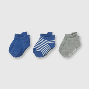 Pack de Tres Calcetines Azul Bebé