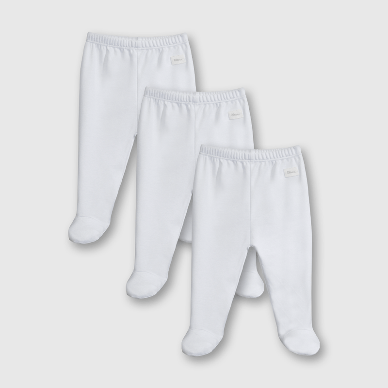 Pack de Tres Ballerinas Blanca de Bebé