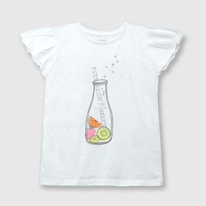 Polera Blanca Vuelos
