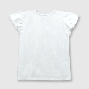 Polera Blanca Vuelos