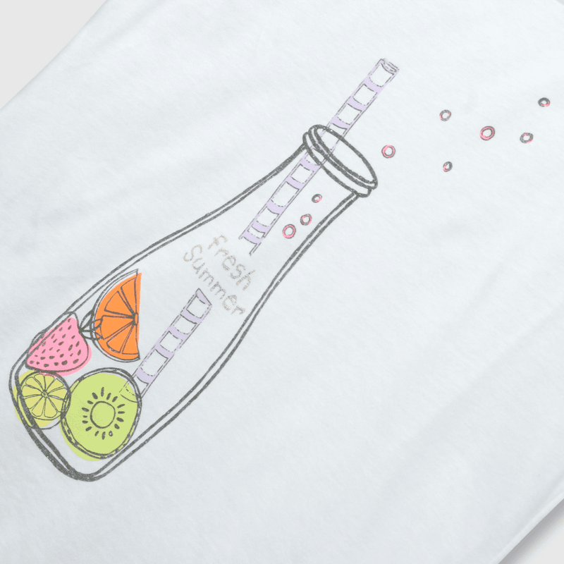 Polera Blanca Vuelos