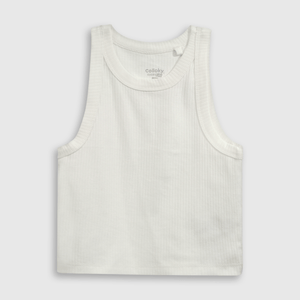 Polera Rib Blanca