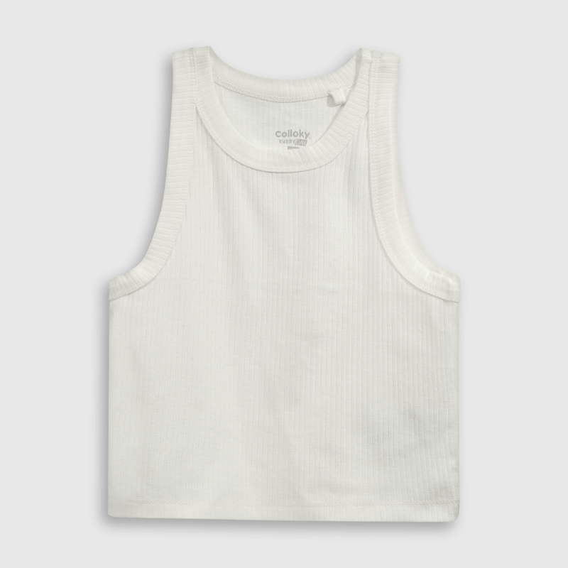 Polera Rib Blanca