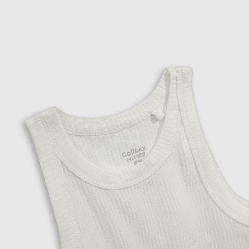 Polera Rib Blanca
