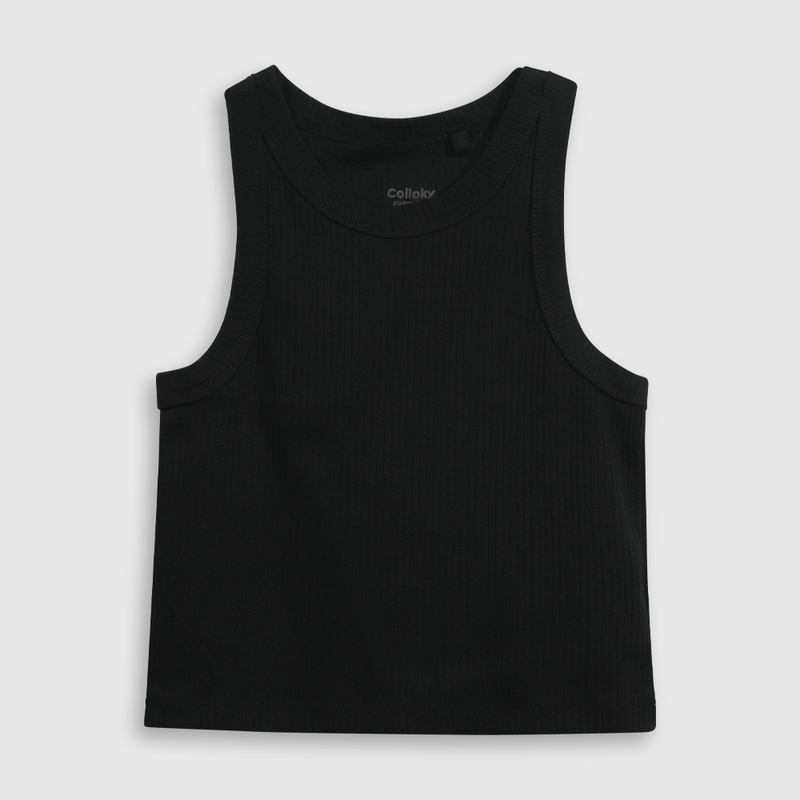 Polera Rib Negra
