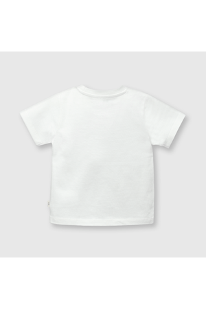 Polera Blanca Cebra