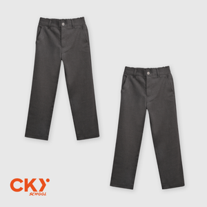 Pack 2 Pantalones Escolar Gris