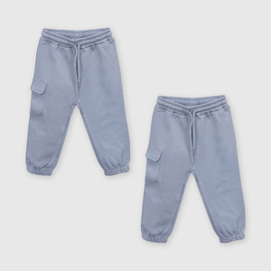 Pack 2 Pantalones Buzo Celeste