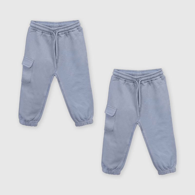 Pack 2 Pantalones Buzo Celeste