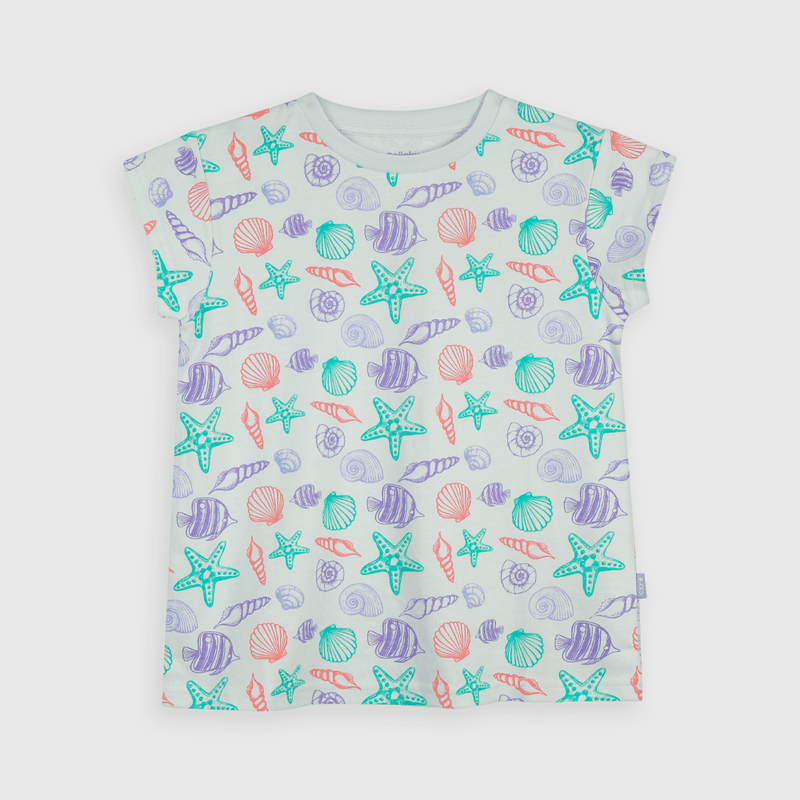 Pijama Corto Celeste Oceano Niña