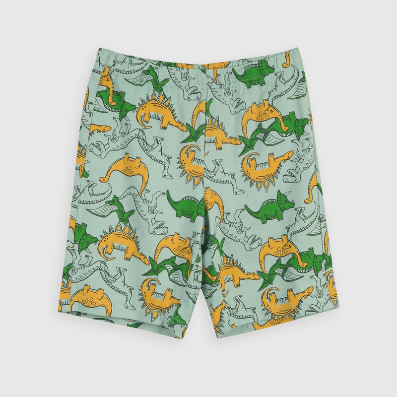Pijama Corto Verde Dinosaurios Niño