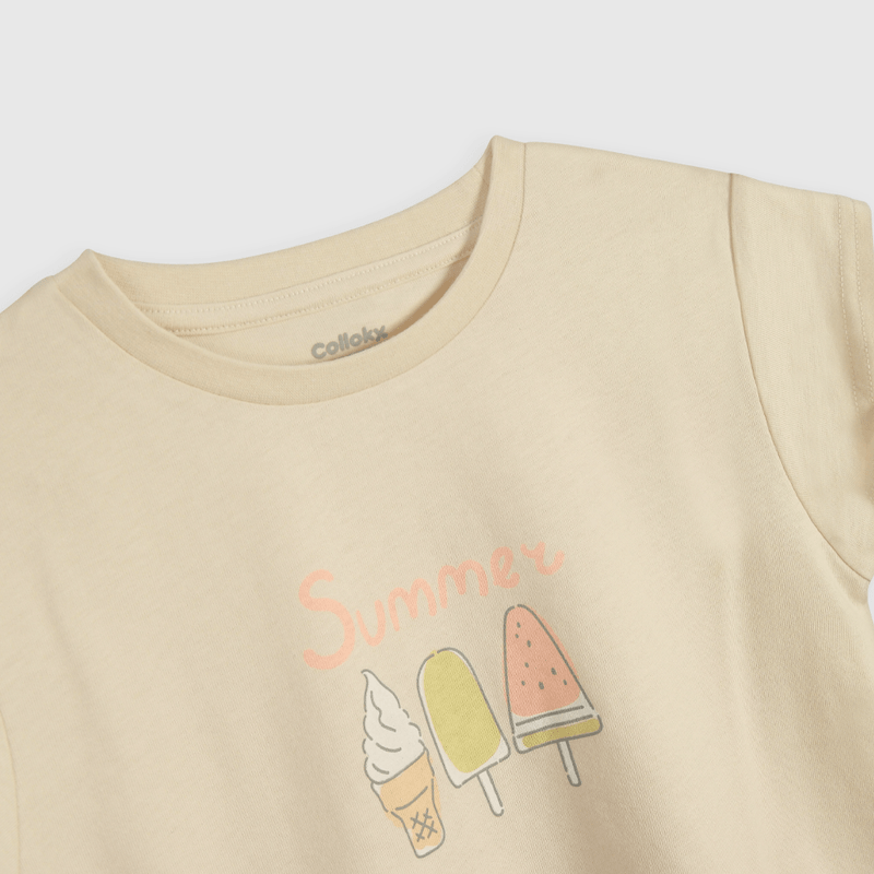 Pijama Corto Beige Niña
