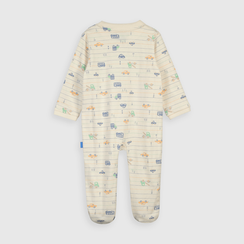 Pijama Entero Blanco Estampado Niño