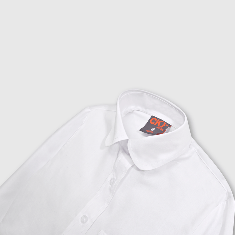 Blusa Escolar Blanca Niña