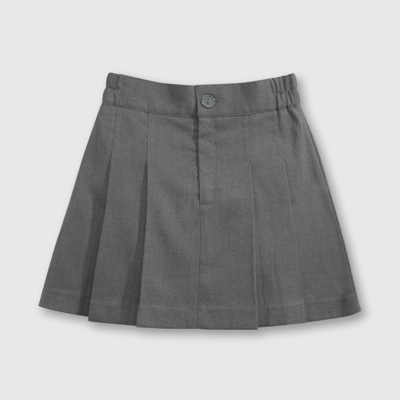 Falda Escolar Gris