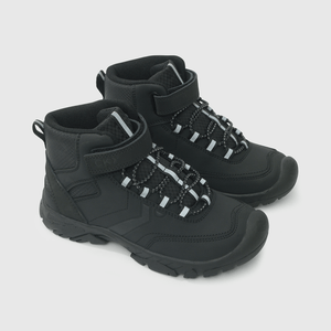 Botín Escolar Negro con Velcro Niño