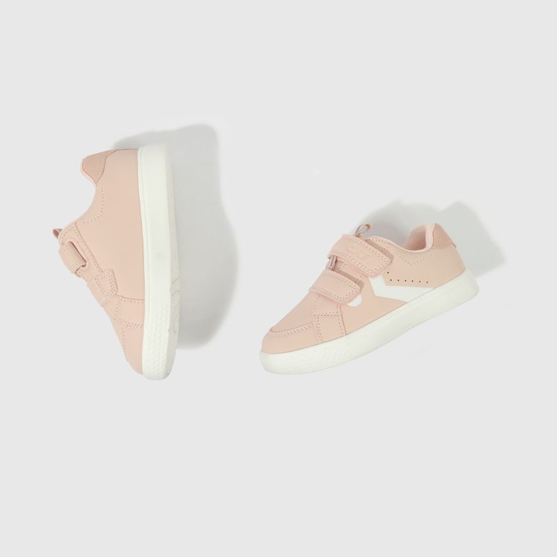Zapatilla Rosada con Velcro Niña