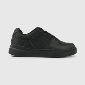 Zapatilla Escolar Negra con Cordón