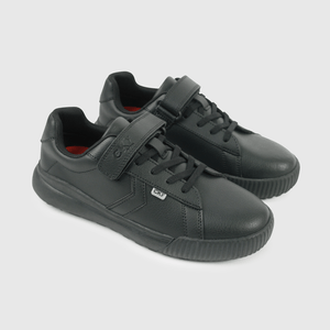 Zapatilla Escolar Negra con Velcro Niño