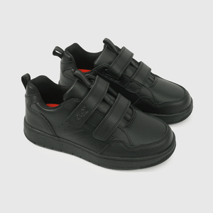 Zapatilla Escolar Negra con Velcro