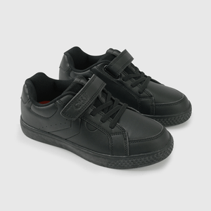 Zapatilla Escolar Negra con Velcro