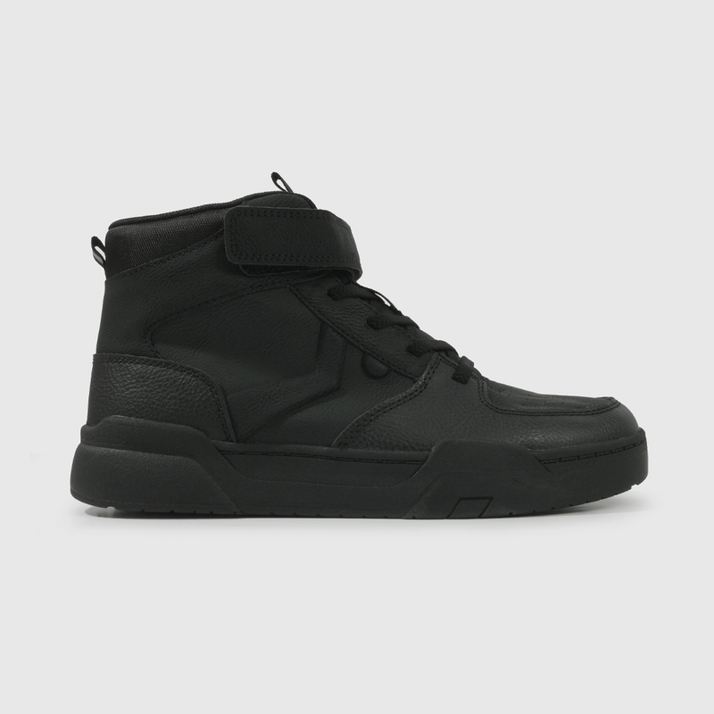 Zapatilla Escolar Negra Caña Alta Unisex