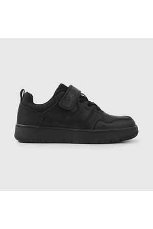 Zapatilla Escolar Negra con Velcro