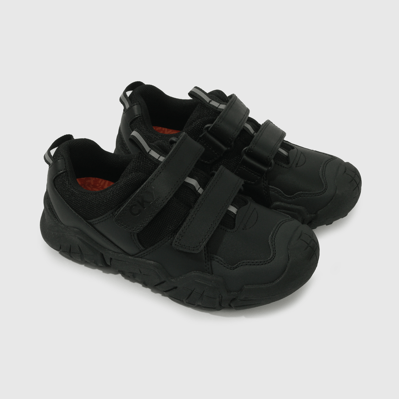 Zapato Escolar Negro con Velcro Niño